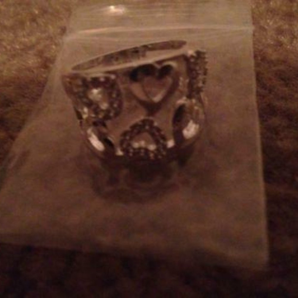 One Piece Love Ring 925 Women's Sterling Silver Fashion Ring Size 8